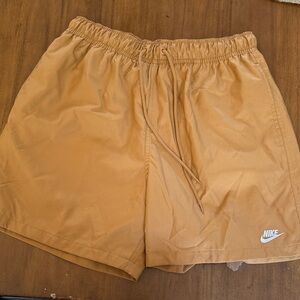 Nike Men's Athletic Tan Shorts